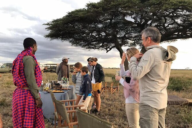 10 -Days Best of Kenya and Tanzania Classic Safari - Serengeti at Acacia Central Camp: first game drive after check-in