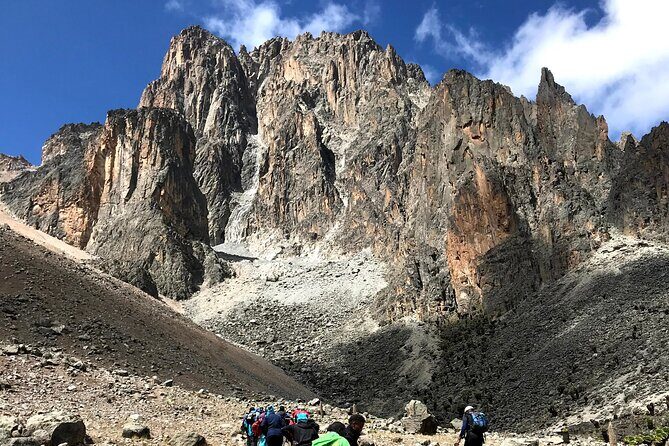 5 Days Mt. Kenya Sirimon route out Chogoria Route with Peak Circuit - Day 3: Peak Circuit acclimatization toward the Austrian Hut (4,790m)