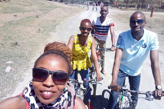 7-Day Safari to Maasai Mara, Lake Naivasha and Amboseli from Nairobi - Lake Naivasha and Hell’s Gate: white rhinos, flamingo chances, biking, and a boat hour