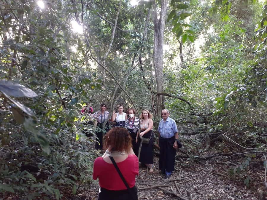 Diani Beach: Kaya Kinondo cultural and nature experience - The guides make it work: Abdul and Mrs Christine