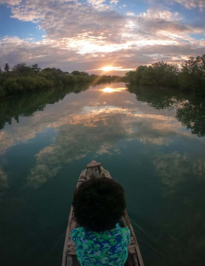 Diani Beach: Sunset Dhow Cruise with Dinner - Mangroves and sunset sailing on the Mwachema to Kongo
