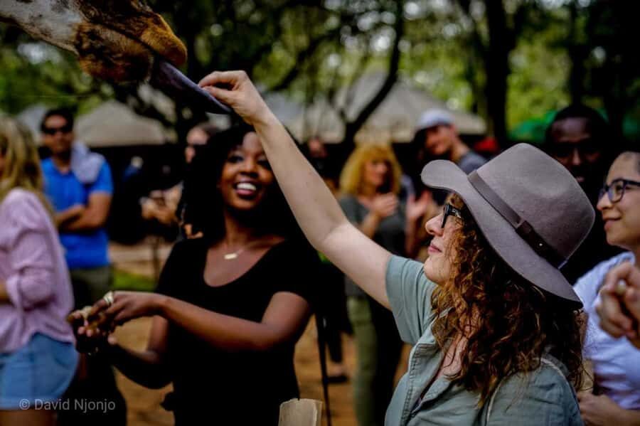 Giraffe, Elephant Orphanage - Bomas of Kenya cultural show: song and dance with context