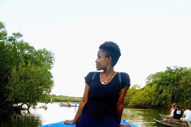 Kongo River Sunset Experience in Canoe - Estuary time: sandy beaches, waves, and a place to refuel nearby