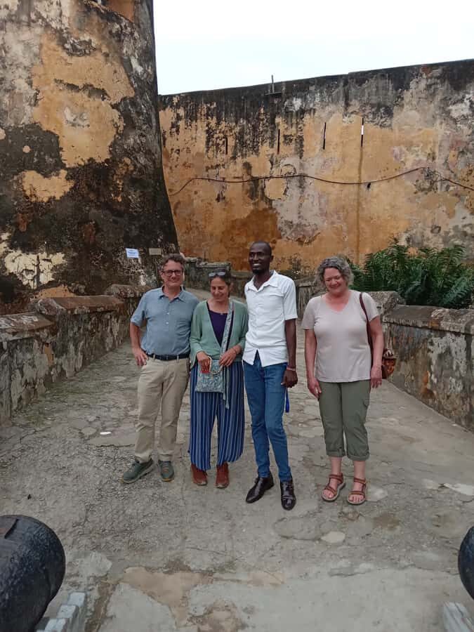 Mombasa City Tour,Fortjesus,Oldtown,Tusks and Spice Market. - Fort Jesus: Portuguese to British, mapped onto real walls