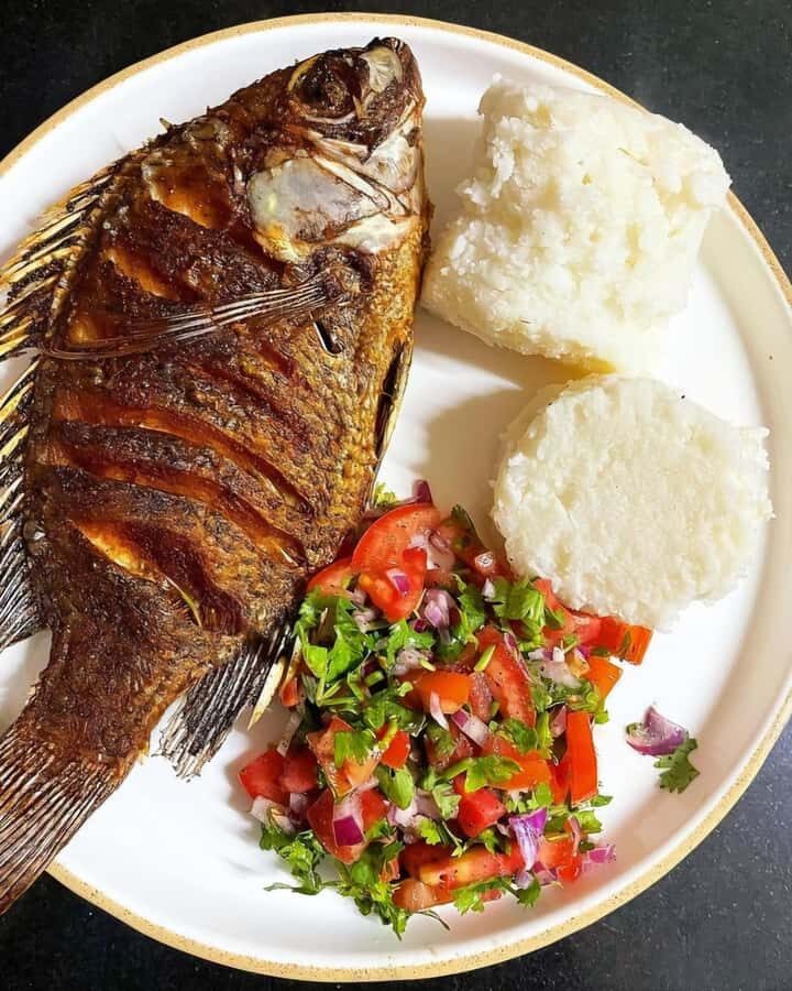 NAIROBI: MOTHERLAND GASTRONOMIC NAIROBI CITY TOUR - Lunch you can’t fake: fish, meat, chicken with ugali and kachumbari
