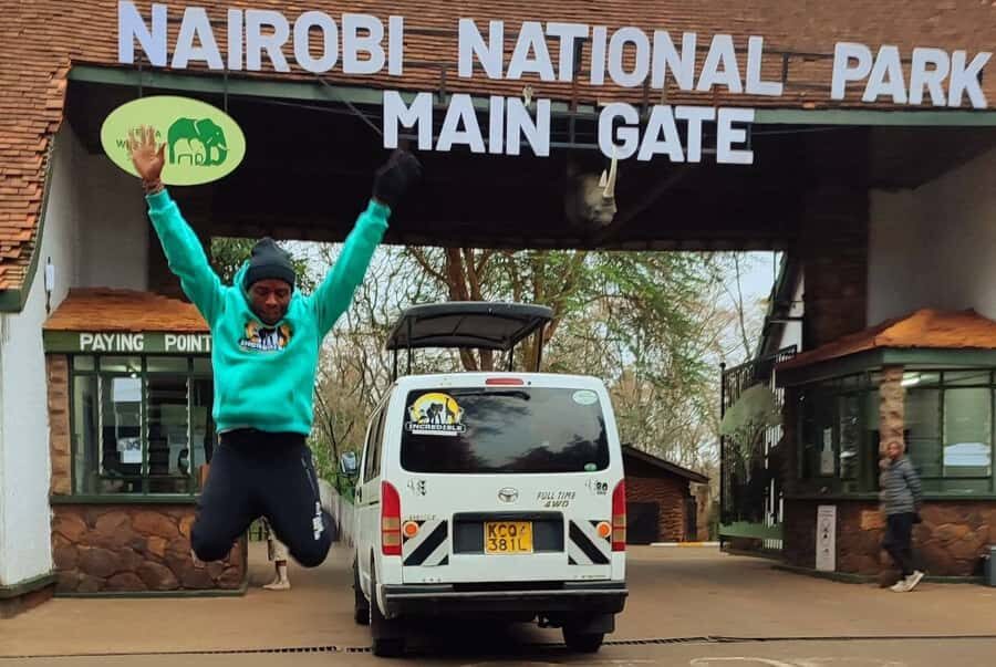 Nairobi National Park –Adventure at City’s Edge Free PickUp - The 4–5 hour flow: pickup, open-van drive, game viewing, shoe factory stop