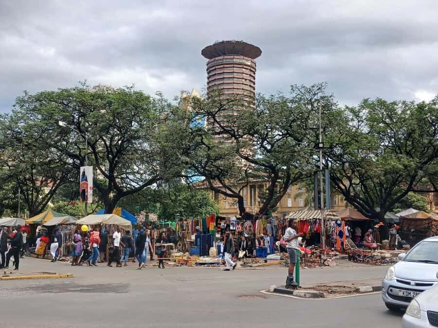 Nairobi Walking Tours, Historic and Modern Highlights - KICC and the Rooftop Skyline: The Big View at the End