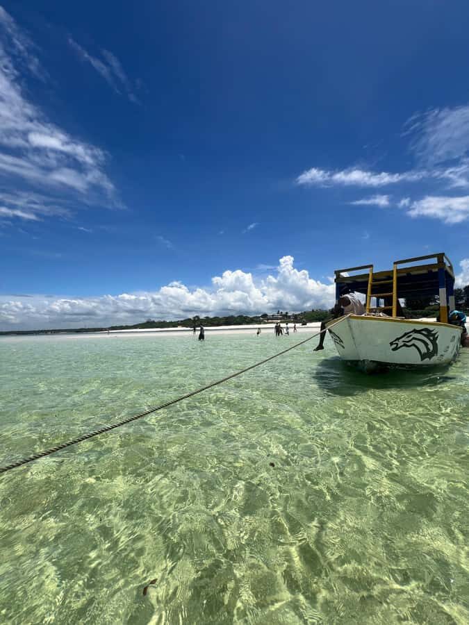 WATAMU: MALINDI: SARDEGNA ISLAND & MALINDI MARINE PARK - The guide and crew: English help and real handling