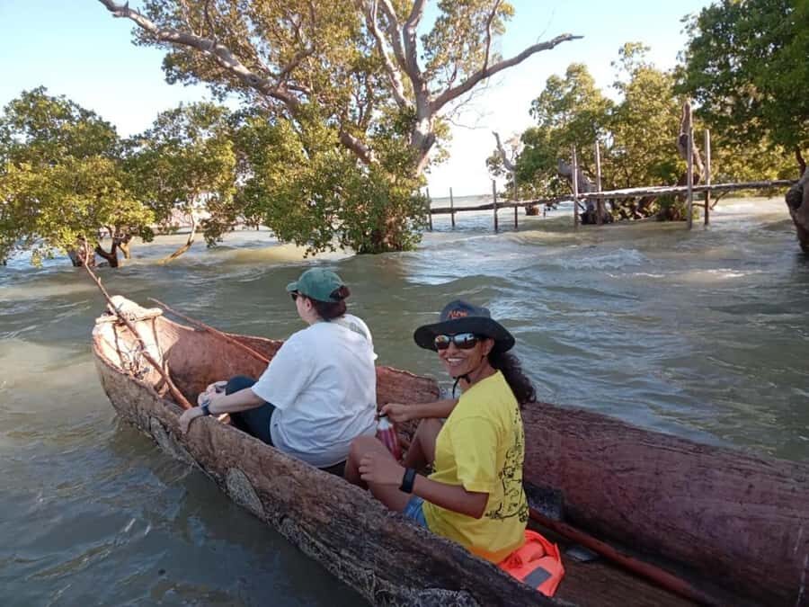 Watamu: Sunset Mangrove Canoe Tour with Coconut Drink - Low tide vs high tide: choose your walking level